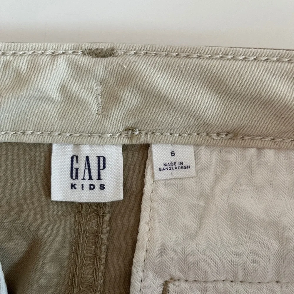 GAP Kids Boys Khaki‎ Pants Size 6 Adjustable Waist Classic Casual NWT